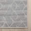 Tapis gris à motif géométrique tissé à plat Nuzzo Kintsugi-87093950