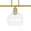 3 - Light Brushed Brass Pendant
