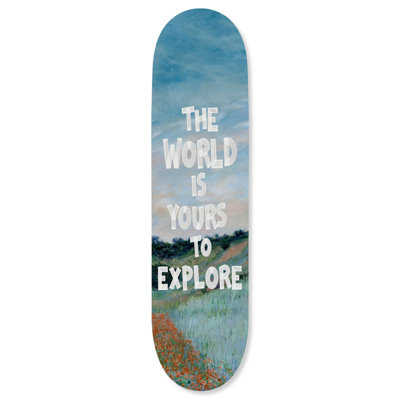 Décoration murale en acrylique Skateboard Skateboard