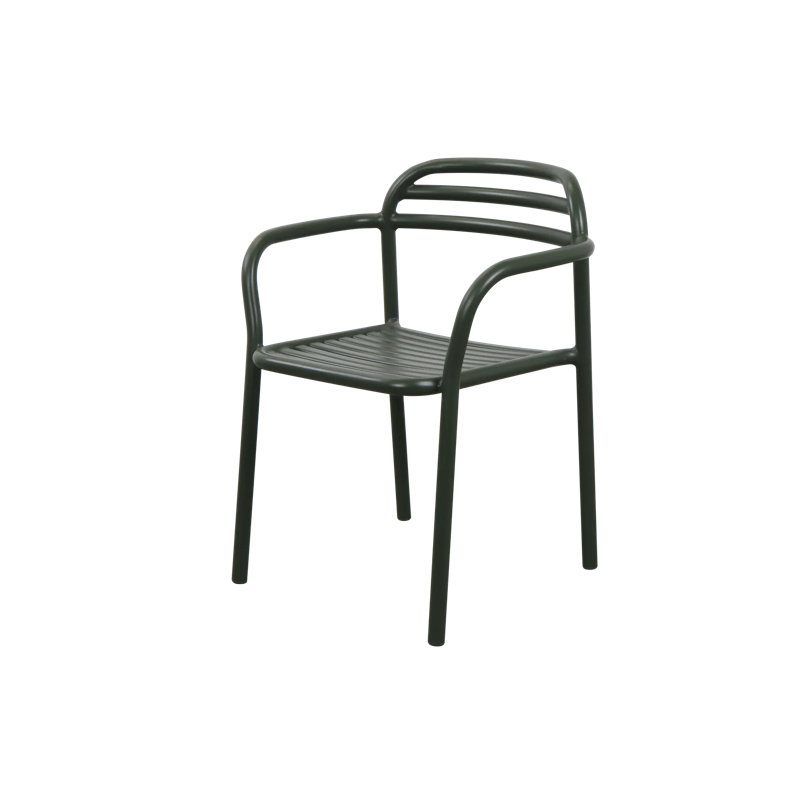 Bliss Armchair, Stackable, Dark Green