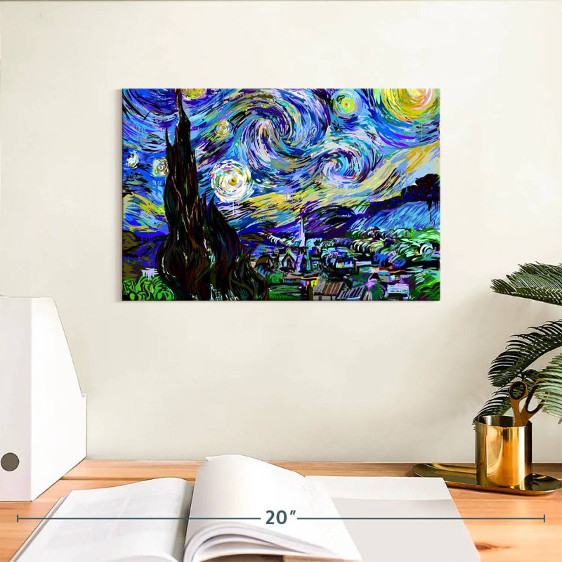 Avery Starry Night 2019, 8" H x 12" W