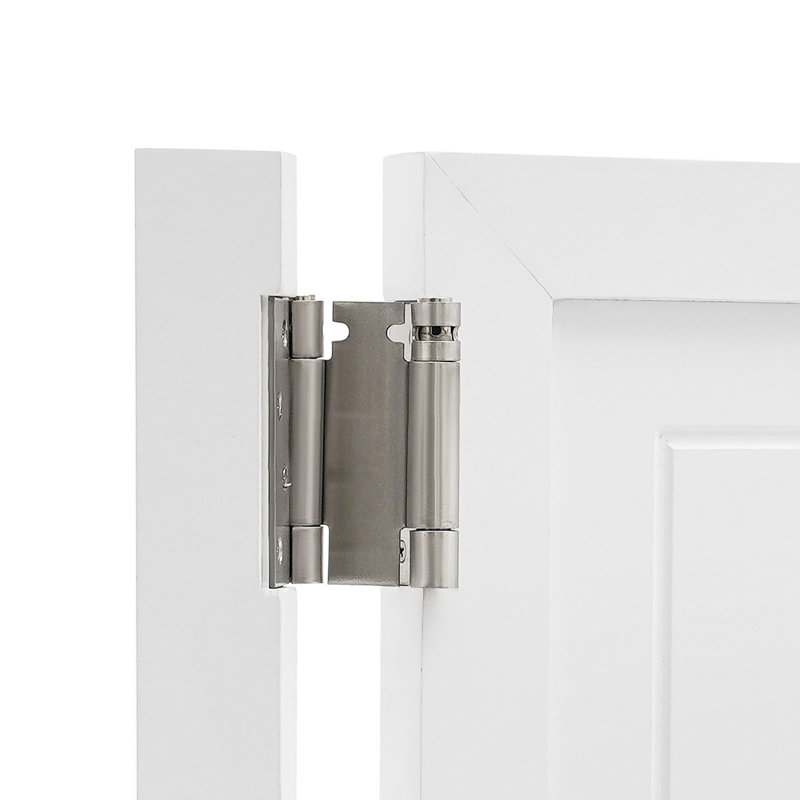 35.4'' x 35.4'' Solid Wood Double Pane with Installation Hardware Kit without Installation Hardware Kit Café / Saloon Door