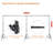 Adjustable Backdrop Support System Stand Photography Lighting Kit