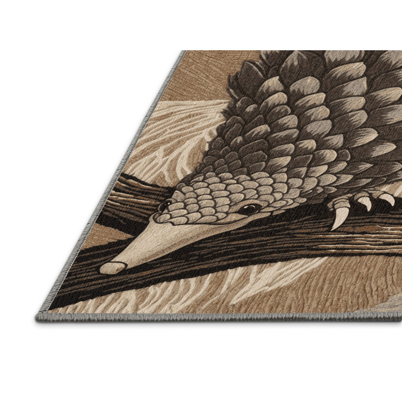  Tapis lavable pangolin, Rectangulaire 7 pi x 10 pi