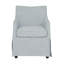 Chaise de salle à manger avec accoudoirs à roulettes Bedford London-113431200