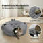Linen,Polyester Nest Pet Bed