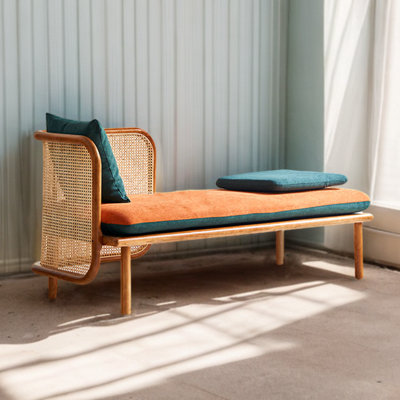 Chaise longue rembourrée Amarae