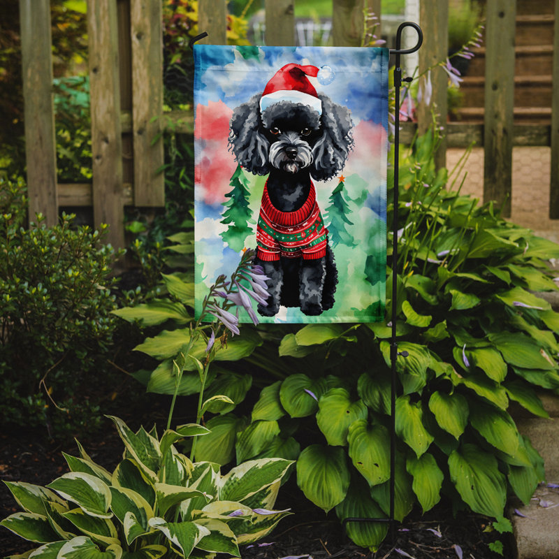 Double Sided Polyester Christmas, 15.5'' H x 11.25'' W