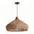 1-Light Rattan Lighting Fixture Handmade-899361881