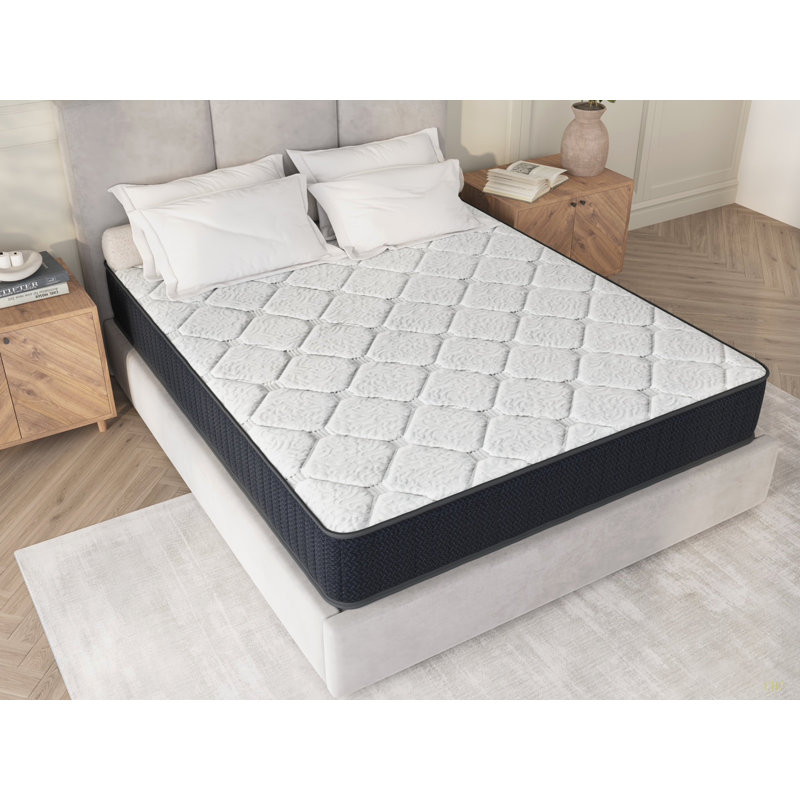 Assemblé aux États-Unis - Matelas simple à ressorts de 10 po à ressorts simples Massucci, Lit simple