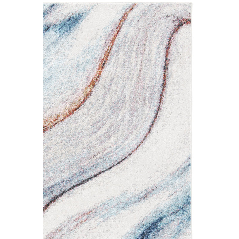 Towaoc Performance Abstract Rug, Square 6'7"