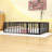 Metal Floor Bed Frame With Enclosed Fence And Swing Door-836298468-836298466