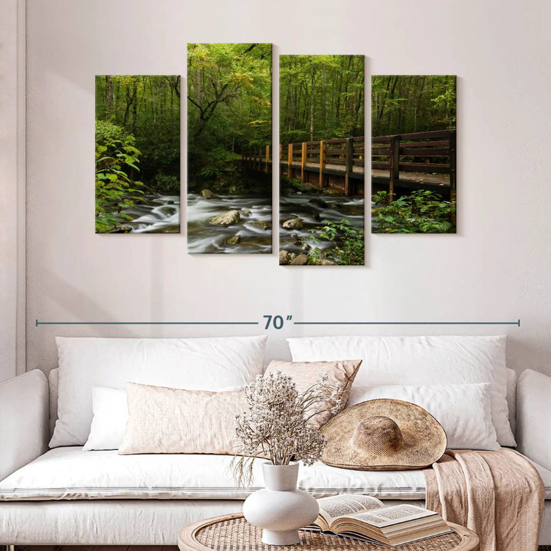Grand ruisseau Great Smoky Mountains, H 32 po x l 52 po
