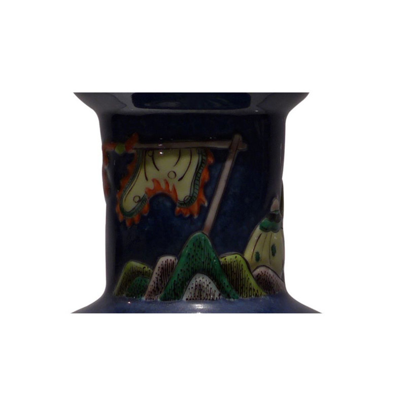 Vase «Warrior» bleu