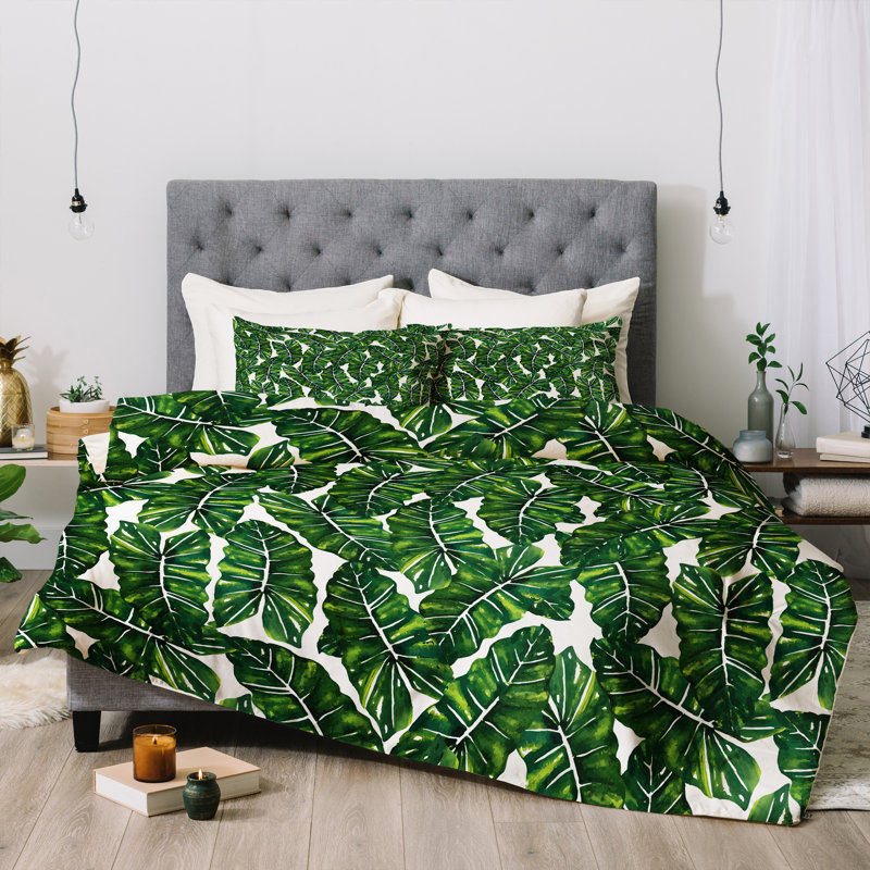 Coastal Polyester Floral Comforter, Twin Comforter  
