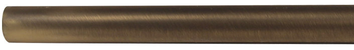 Arch 6' Straight Fixed Shower Curtain Rod, Polished Nickel
