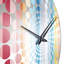 Horloge murale à rayures Rainbow-101236470