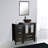 3 combo 36" Single Bathroom Vanity Set with Vessel Sink, Faucet, Drain-64791112