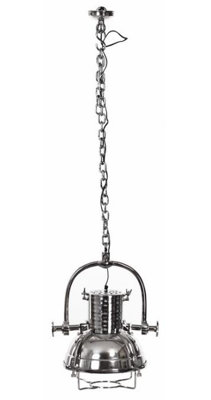 Cleo 1 - Light Nickel Dome Pendant