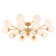 Coblitz Mid-Century Modern Y-Shaped Branch Semi Flush Mount Ceiling Light