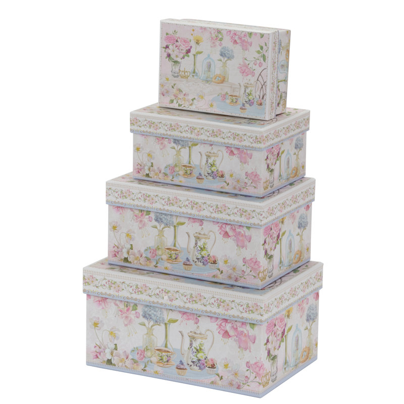 Fleur De Lis Living Decorative Bin