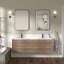 Meuble-lavabo double 72 po avec lavabo mural-1186739991