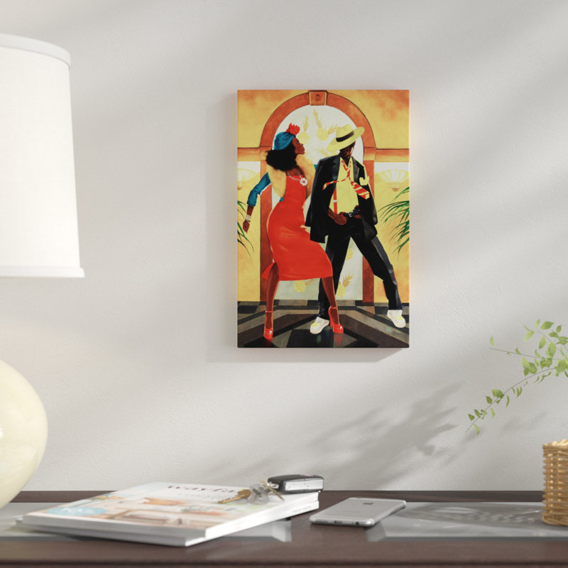 «Night Out I», impression sur toile, H 26 po x l 18 po x P 1,5 po, Toile tendue, Pas de tapis