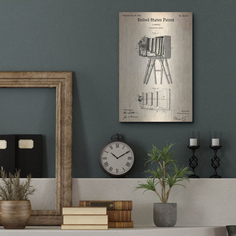 Art photographique mural en métal «24 po x 36 po», H 16 po x l 12 po