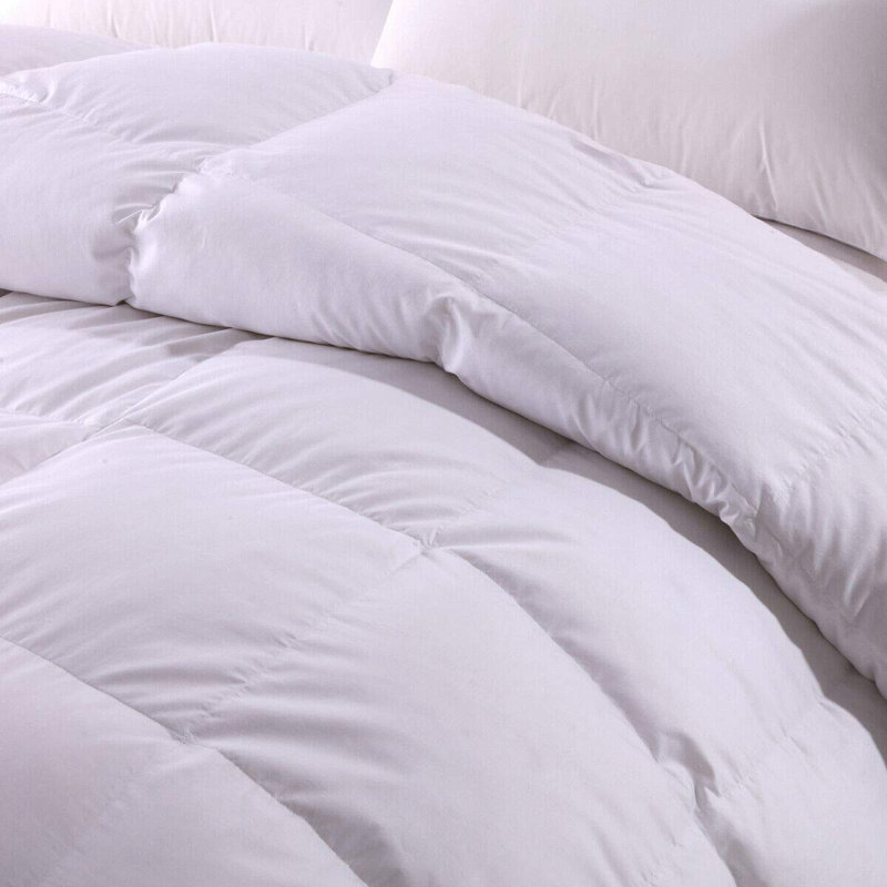 Housse de couette et insert, Blanc, Housse de couette pour très grand lit