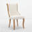 Snow Velvet Dining Chairs, Mid-Century Style with Curved Wood Trim & Sculpted Legs, Upholstered Comfort for Dining/Lounge, Accent Seating with Fluffy Fabric & Sturdy Wood, Set of 2-1919688839