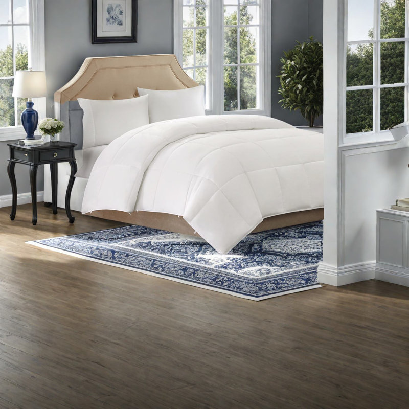 Édredon toutes saisons, polyester ultra doux, conception moderne pour la maison