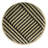 Graphic Multipurpose Rattan Tray Set