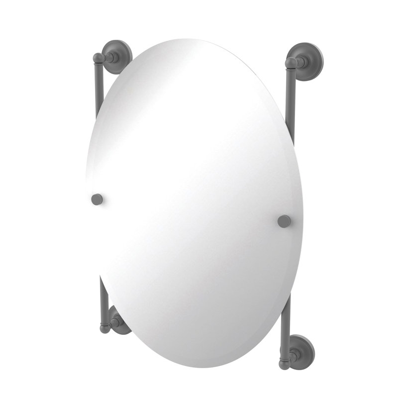 Miroir murale Alcott, Gris mat