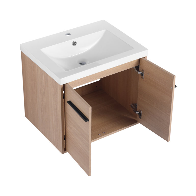 Ensemble de meuble-lavabo en résine Oak
