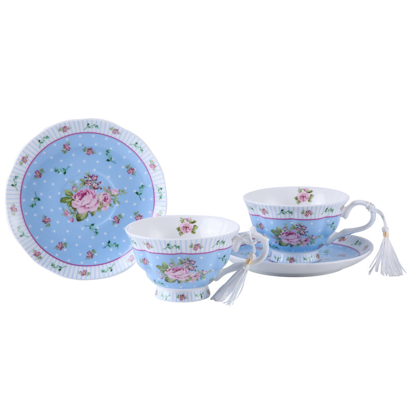 Albion Bone China Teacup and Saucer