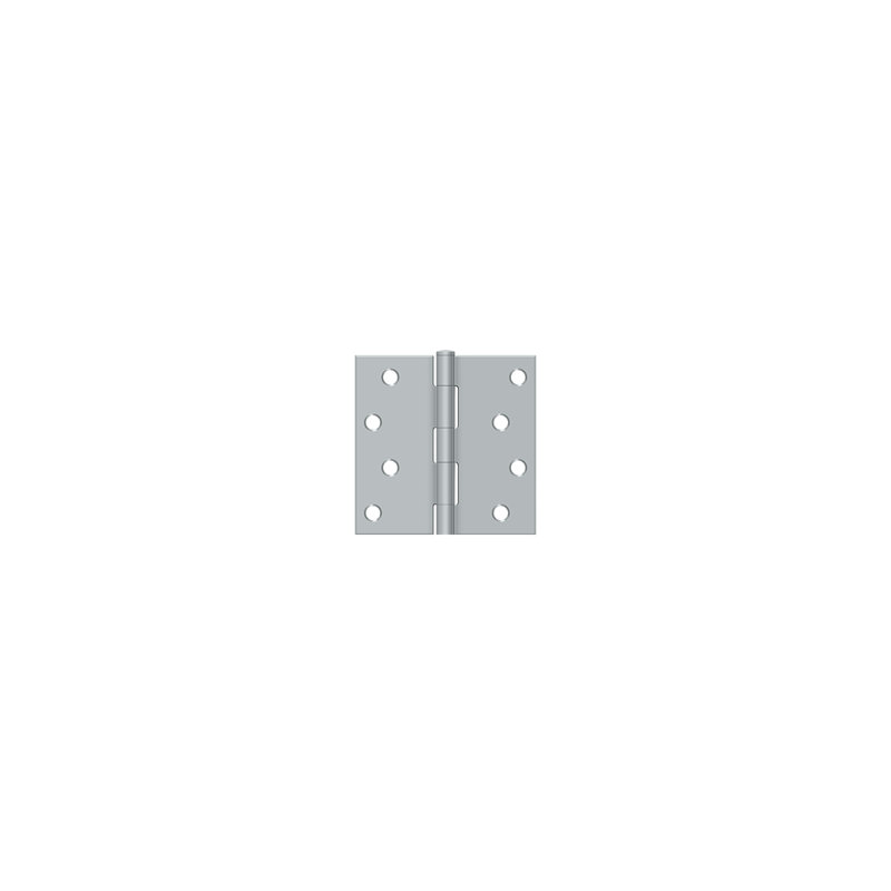 Steel Hinge, Brushed Chrome