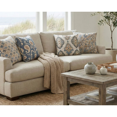 Coussin décoratif Magnolia Home Fashions Caspian Chambray