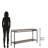 68.01'' Solid Wood Top Console Table