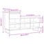 6 Pair Shoe Storage Cabinet-93939672