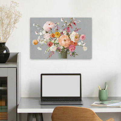 Paysage, nature, plantes, fleurs, chant floral, art mural
