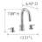 Eastport II Widespread Bathroom Faucet with Drain Assembly