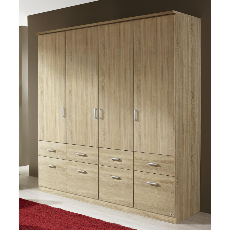 Bremen 4 Door Wardrobe, Sonoma Oak
