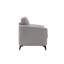 Ensemble de canapé-lit en tissu tissé gris clair Carlotta