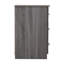 Table de chevet 3 tiroirs Boston, gris