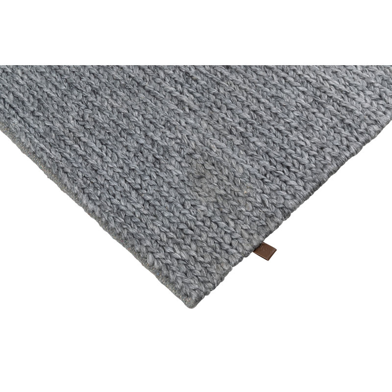 Solid Colour Hand Woven 160cm X 230cm Area Rug