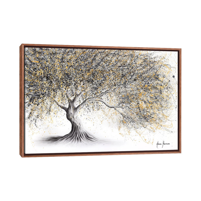 Onyx par Ashvin Harrison - reproduction, H 40 po x l 60 po x 1,5 po, Cadre bois classique, Aucun mat