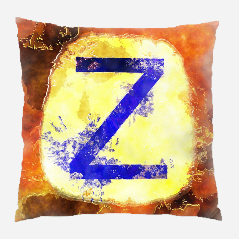 Coussin watercolour Magdalene, Microsuède, Intérieur