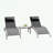Pool Lounge Chairs Set of 3 with table-980934319