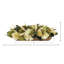 Centre de table hortensia et sardine dans une jardinière en bois