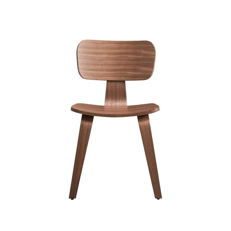 Casson Walnut Finish Side Chair (Set Of 2)